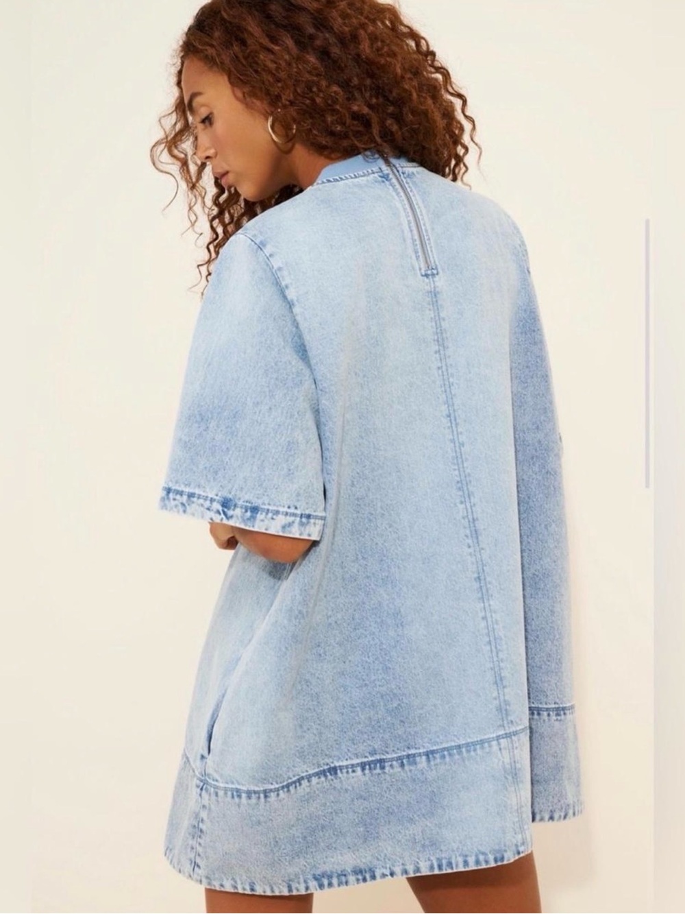 Free People Soft Sage Short Sleeve Mini Dress - Picture 9 of 9